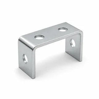 Plate bent up at both ends in the same direction, forming a saddle