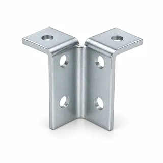 Flat base plate with a perpendicular upright wing joined to it